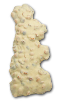Osterhase, Weiße-Nuss- Weichprinte, 235 g, 24 cm